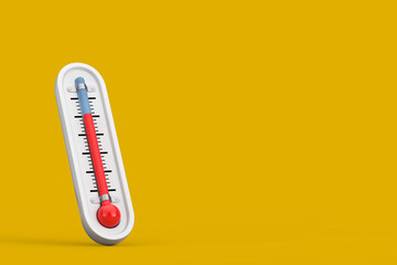Leinwandbilder - Outdoor Thermometer. 3d Rendering