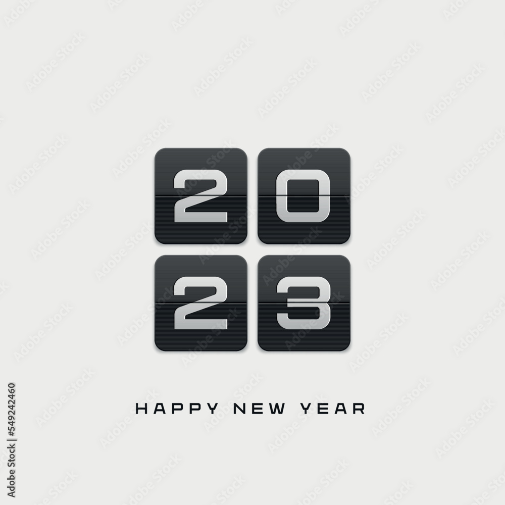 2023 new year Countdown timer vector clock counter. Stock Vector ...