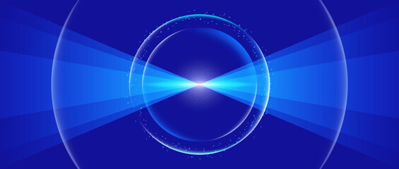 Wall Mural - abstract blue background