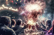 Silvester Party Feier Neujahr Begrüßung Tradition Alles Neu New Years Eve - AI Digital - Illustration Digital Art