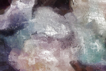 Wall Mural - painting on canvas. abstract background