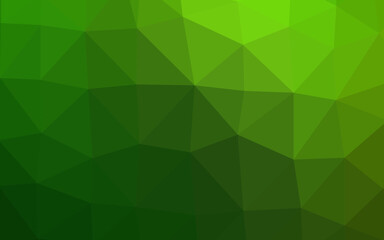 Wall Mural - Light Green vector abstract mosaic background.