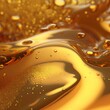 © vuang - Golden liquid closeup with glitters