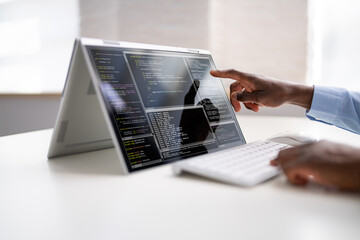 African American Web Developer Programmer