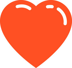 Poster - red hearts symbol icon