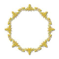 Frame, in the style of an ornament, Vector illustration eps 10, Art.	