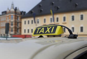 Sticker - Taxi Berlin parked along the road