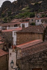 Sticker - Medieval countryside village of Monsanto, Portugal with massive granite stone boulder houses