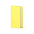 Book yellow cover educational academic schoolbook for knowledge learning 3d icon