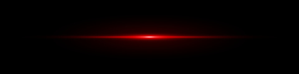 Wall Mural - abstract red laser beam. transparent isolated on black background. vector illustration.the lighting 