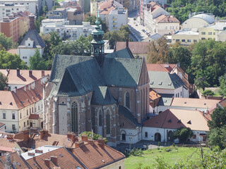 Wall Mural - Aerial view of Brno