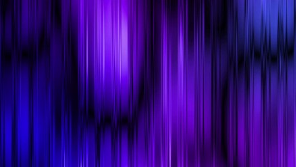 Wall Mural - vertical lines of light beam streaks in motion. blue purple abstract blurred magic dark background. 