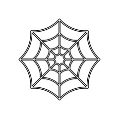 Spider web icon. Cobweb symbol modern, simple, vector, icon for website design, mobile app, ui. Vector Illustration