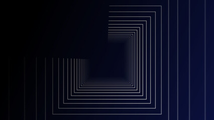 Wall Mural - abstract plexus blue geometry background. digital technology network connection concept. 3d rendered