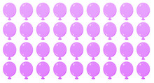 Clip Art Of Purple Balloon Pattern