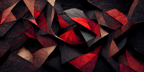3d Triangles, abstract background. Design wallpaper.