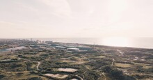 Drone View Zandvoort Beach And F1 Circuit
