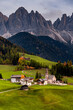 Santa Maddalena, Dolomity, Tyrol, Włochy, Italy, Alpy, góry