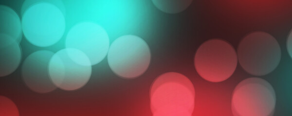 Wall Mural - Green and red defocused light background