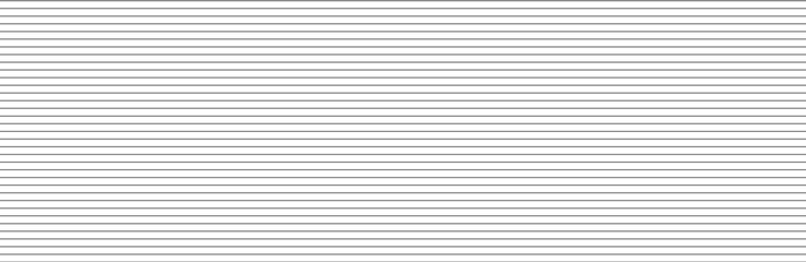 Wall Mural - Horizontal lines pattern on white background. Straight lines pattern for backdrop and wallpaper template. Realistic lines with repeat stripes texture. Simple geometric background, vector illustration