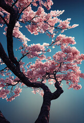 Sakura tree, Close picture. Natural background