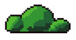 Pixelated shrubs or bushes for game setting icon