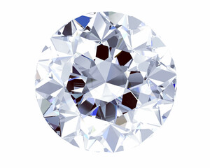 Wall Mural - diamond gem 3d render (high resolution 3D image)