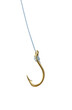 Gold Fishing hook isolated on a transparent background