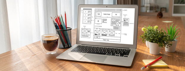 Website design software provide modish template for online retail business and e-commerce