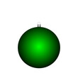 Christmas tree toy. decoration. christmas green ball. new year concept