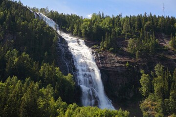 Sticker - Norway waterfall - Reiarsfossen