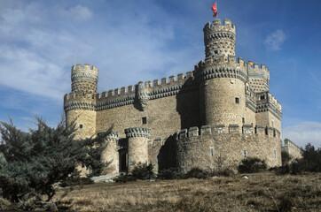 Wall Mural - Manzaneras Castle, spain, madrid, eighties, 