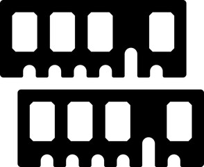 Random access memory icon
