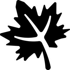 Poster - Maple leaf icon