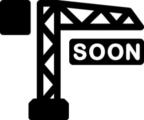 Sticker - Construction coming soon icon