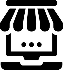 Poster - Online store icon