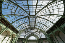 Huge Palace And Gallery With Glass Dome And Roof 