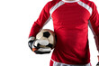 © alphaspirit - Goalkeeper catches the soccer ball during a football match