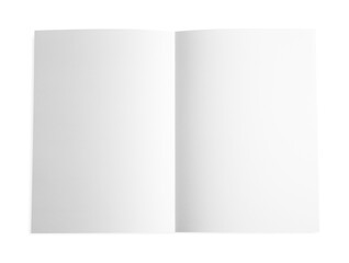 Sticker - Blank sheet of paper with crease, top view