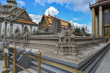 Temple Of The Emerald Buddha, Wat Phra KaewBangkok, Thailand,one Of Bangkok's Most Famous Tourist Sites