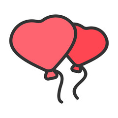 Sticker - Balloon Love