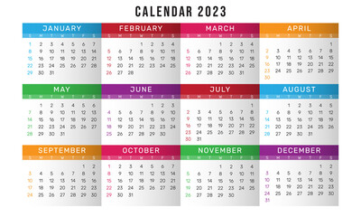 Calendar for 2023 png