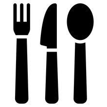 Cutlery Eating Food Delivery Icon