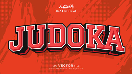 Editable text style effect - sports text effects style illustration