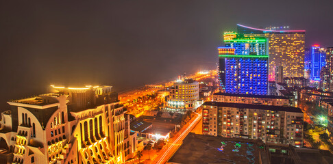 Wall Mural - View  of Batumi town. Georgia