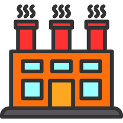 Sticker - Factory Icon