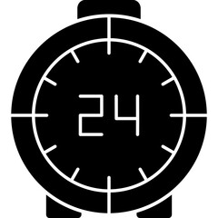 Poster - 24 Hours Icon