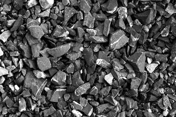  Natural black coals for background design. Industrial coals. Volcanic rock energy on earth.