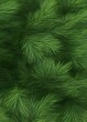 AI generated art of green pine tree branches, perfect for Christmas wallpapers