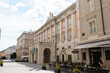 Historic Buildings on Piazza della Borsa in Triest.